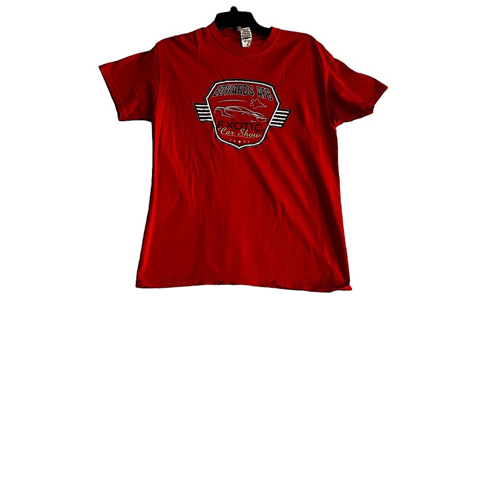 GILDAN EDWARDS AFB EXOTIC CAR SHOW UNISEX T SHIRT SZ MEDIUM